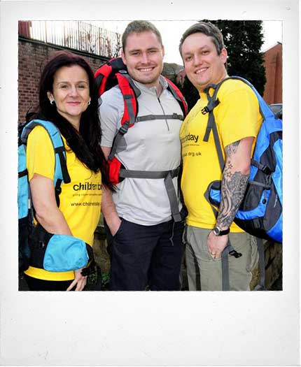 Goodwin Barrett management team trekking the Inca Trail to Machu Picchu for Children Today
