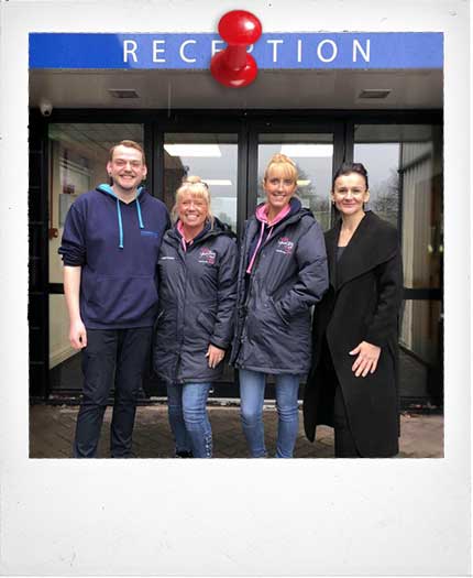 Goodwin Barrett team at a fundraising event for Wipe Your Tears